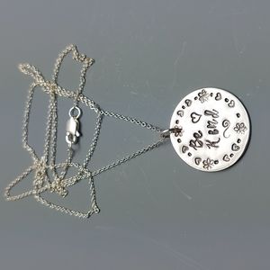 Sterling silver "Be Kind" Pendant with chain